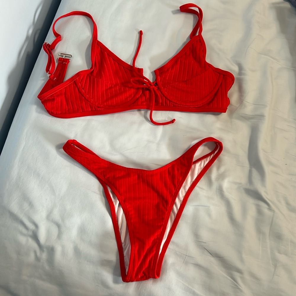 Red bikini